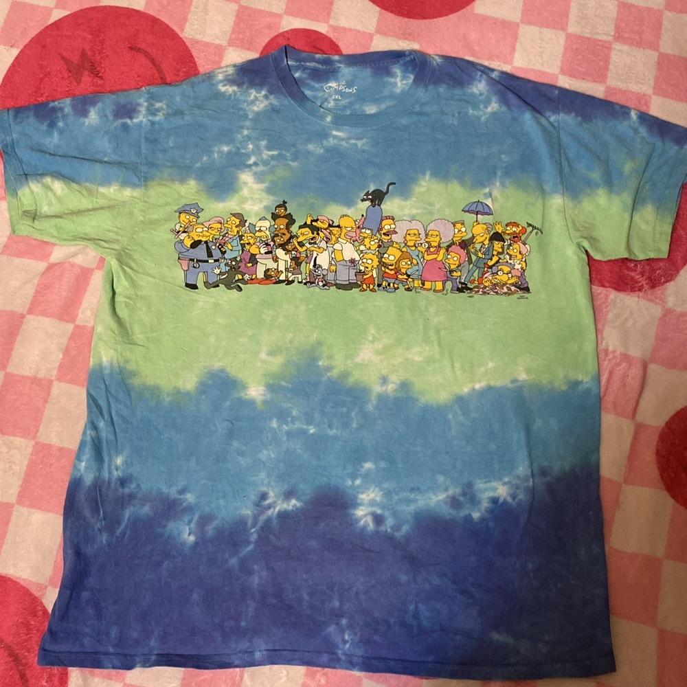 Universal Studios Exclusive The Simpsons Characters Mens T-Shirt 2XL New
